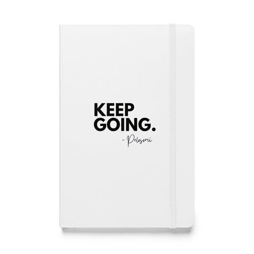 Keep Going. Hardcover bound notebook